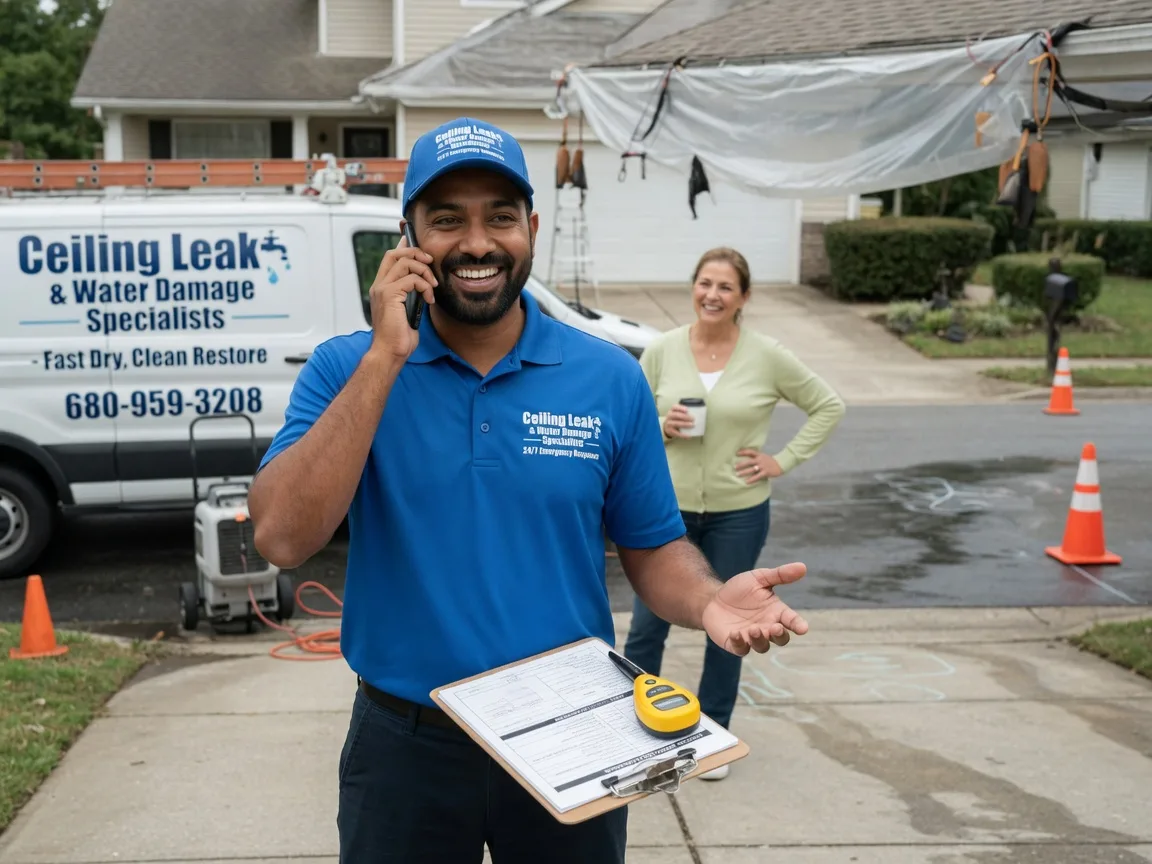 Ceiling Leak Cleanup Coatsville, MO FAQs